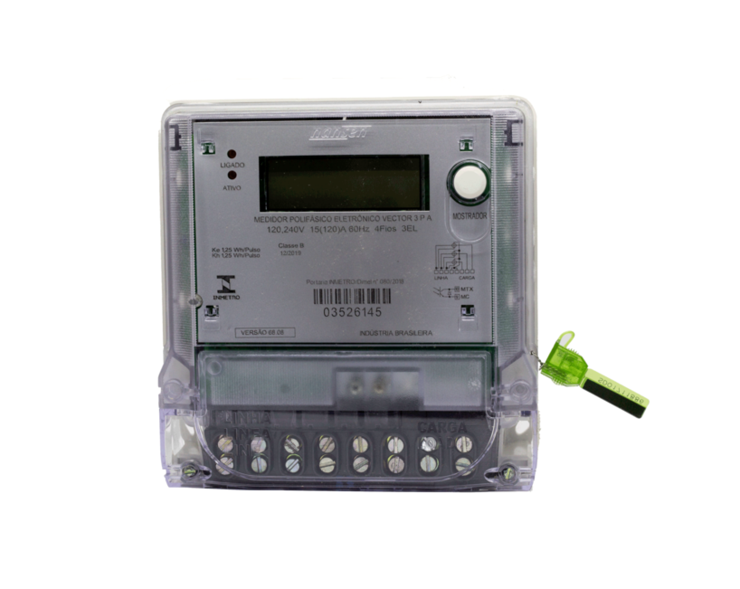 Medidor medida directa trifásico Nansen